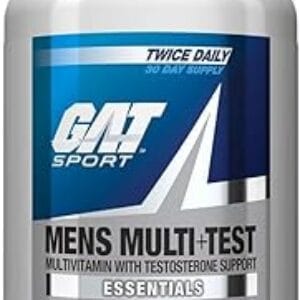 GATSport Men's Multi + Test, Premium Multivitamin Tablets (60 Count)