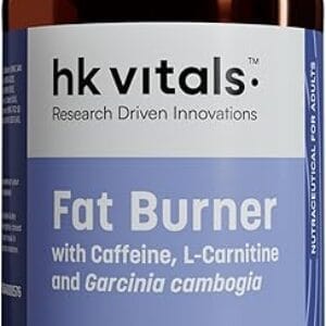 HealthKart hk vitals Fat Burner (60 Tablets) | With L-Carnitine, Garcinia Cambogia, & Caffeine | Supports Weight Management & Fuels Metabolism