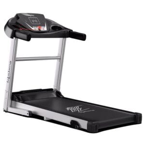 Lifelong FitPro (4 HP Peak) Manual Incline Motorized Treadmill for Home Foldable with 12 preset Workouts, Max Speed 12km/hr. Bluetooth Speaker|Max. User Weight 110Kg (LLTM09AD)