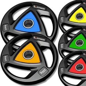 SXFitness Spare 20Kg Olympic Plates Combo – 2.5Kg x 4 + 5Kg x 2, 50MM – Premium Weights for Strength Training and Home Gym Upgrades!