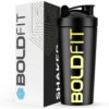 Boldfit Stainless Steel Gym Shaker Bottle Shaker Bottles for Protein Shake 100% Leakproof Guarantee Protein Shaker Sipper Bottle Pre Workout Steel Shaker With Measurement 700 ml
