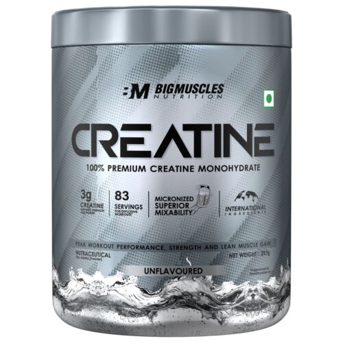 BigMuscles Real Creatine Monohydrate – 257 g